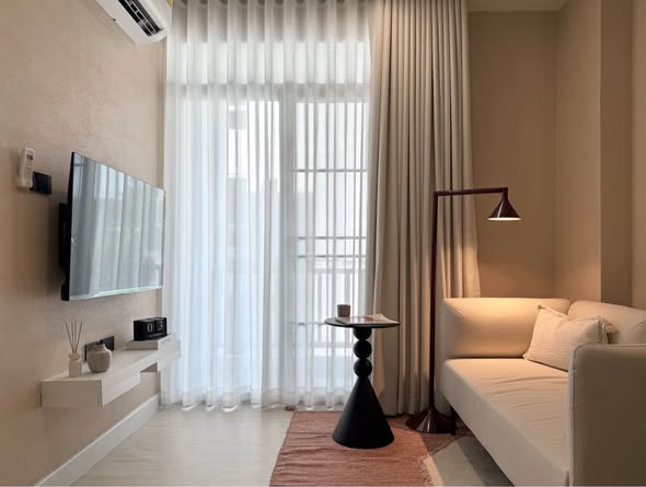 living room and room interior and bathroom of CASA CONDO @CMU (คาซ่า คอนโด @ซีเอ็มยู)