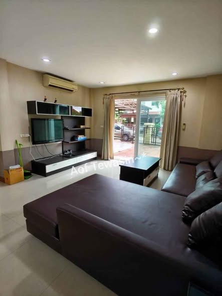 bedroom and living room of Casa Ville Ratchapruek-Rattanathibet 2
