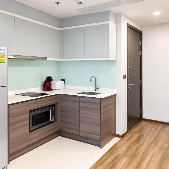 room interior and bathroom of CEIL By Sansiri