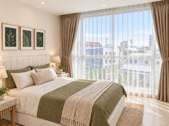 bedroom of Centara Avenue Residences