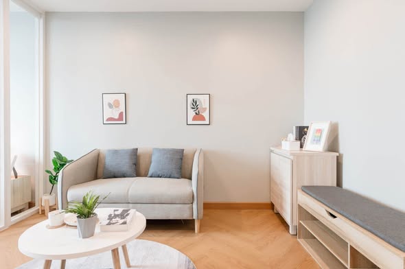 living room of Centric Scene Sukhumvit 64