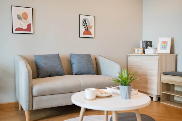 living room of Centric Scene Sukhumvit 64