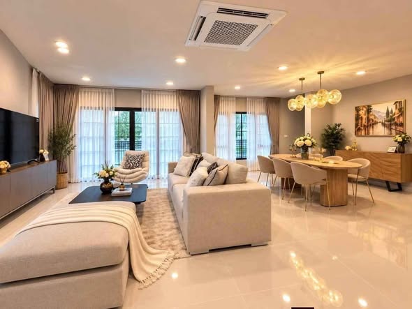 bedroom and living room of Centro Bangna