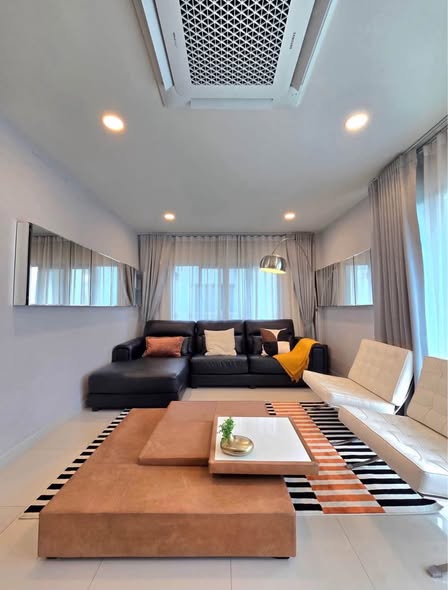 living room and bedroom of Centro Bangna Km.7