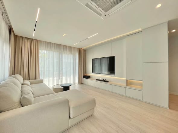 living room and bedroom of Centro Bangna