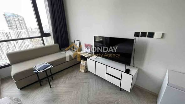 living room and bedroom and room interior of Chapter Charoennakhon–Riverside