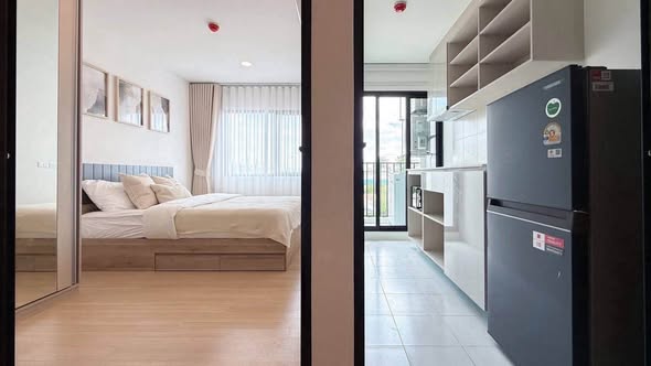 bedroom and room interior of Chewathai Hallmark Ladprao – Chokchai 4 Phase 2