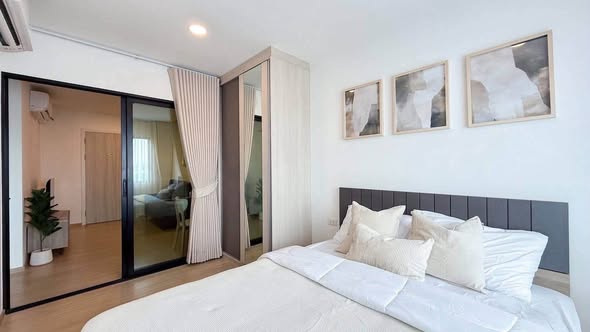 bedroom and room interior of Chewathai Hallmark Ladprao – Chokchai 4 Phase 2