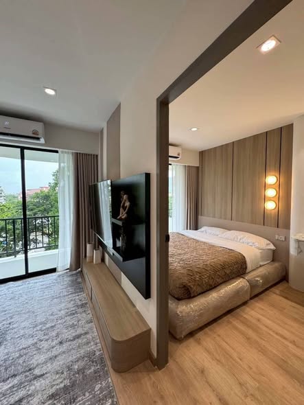 bedroom and room interior of Chomdoi Condotel—2