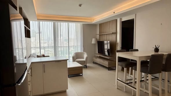 living room and bedroom of Circle Sukhumvit 31