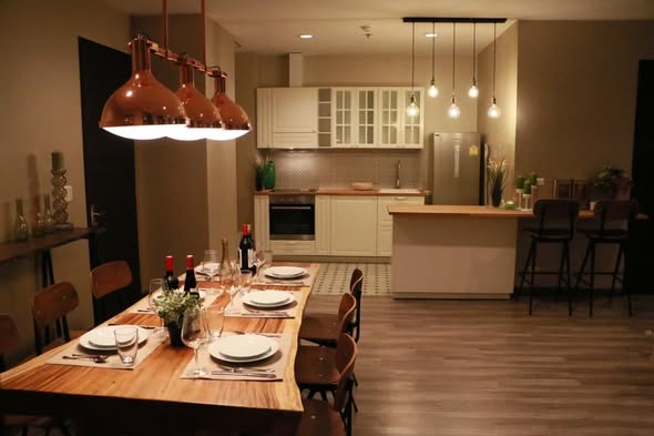 room interior and kitchen of Citi smart Sukhumvit 18