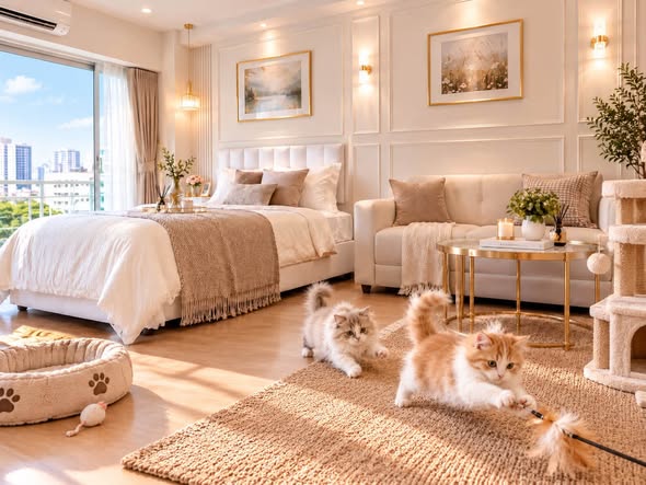 bedroom of City Living Ratchada