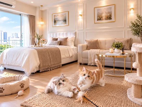 bedroom of City Living Ratchada