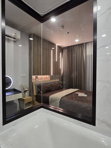 bedroom and bathroom of CLOUD Thonglor-Phetchaburi