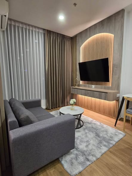 living room and bedroom and bathroom of CLOUD Thonglor-Phetchaburi