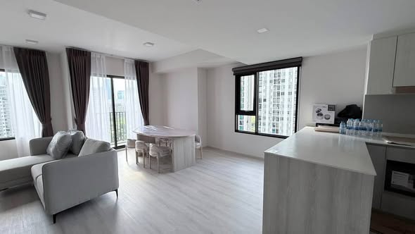 living room of COBE Ratchada-Rama 9