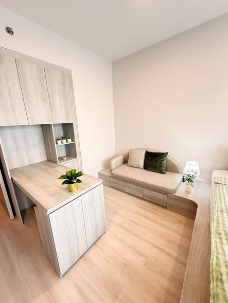 living room and room interior of COBE Ratchada-Rama 9