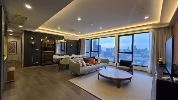 bedroom and living room of Coco Parc
