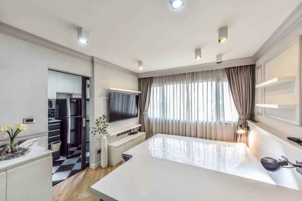 bedroom of Condo One Sathon