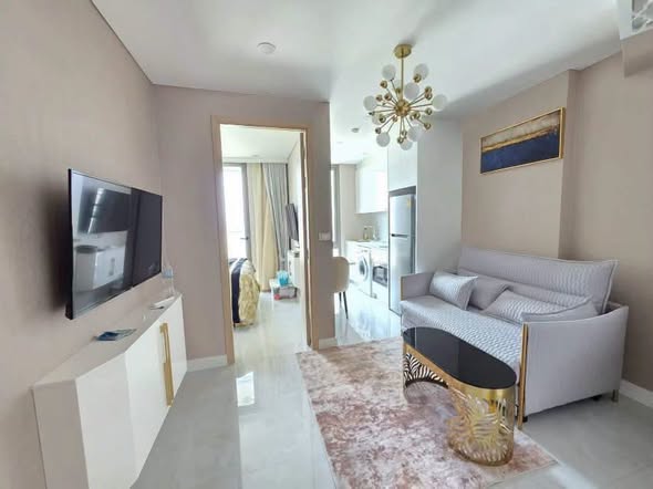 living room and bedroom of Copa Cabana