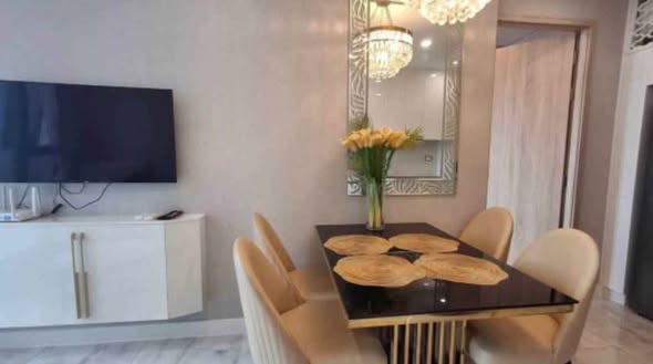 living room and room interior of Copacabana Beach Jomtien