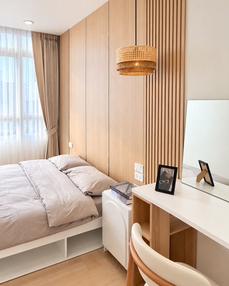 bedroom and bathroom of Corn Condominium