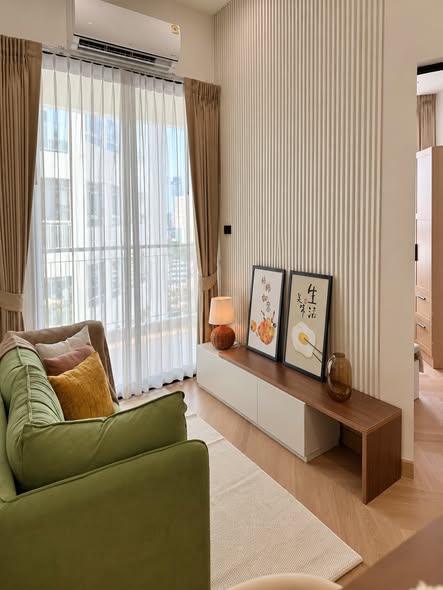 living room and bedroom of Corn Condominium