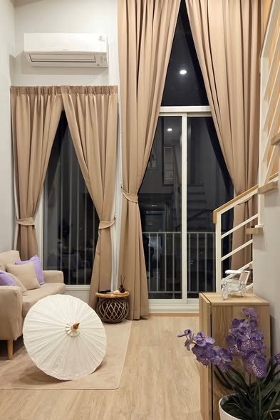 living room and bedroom of Culture Chula คัลเจอร์ จุฬา