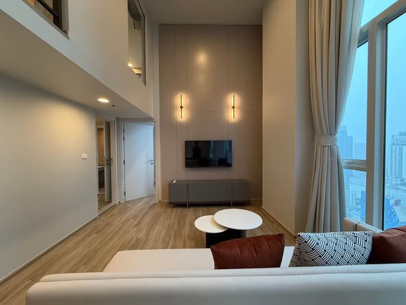 bedroom and living room of Culture Thonglor