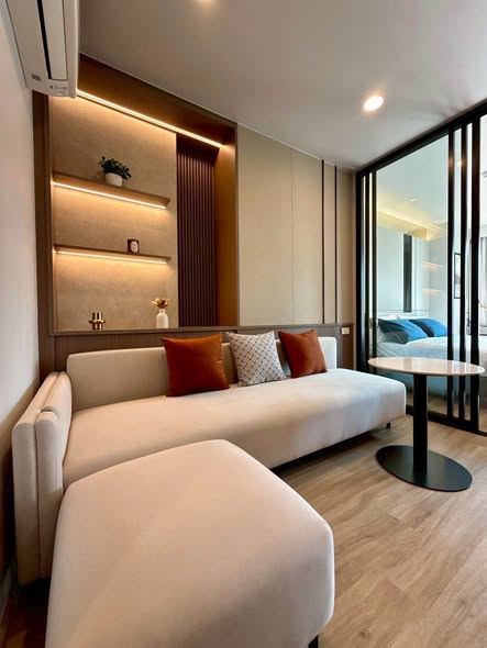 living room and bedroom of Culture Thonglor