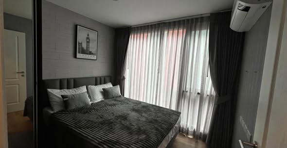 bedroom of Cybiq รัชดา 32
