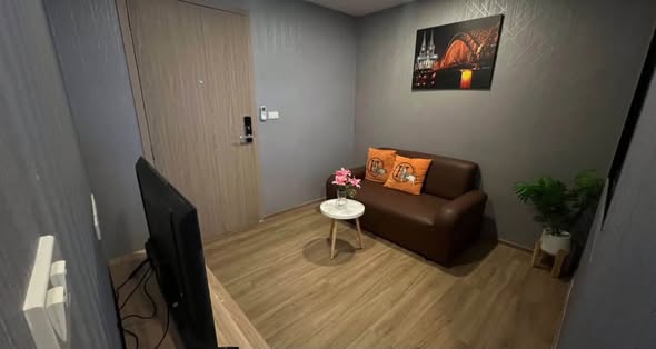 living room of Cybiq รัชดา 32