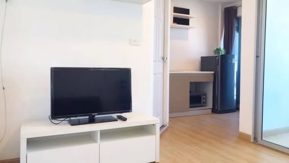 bedroom of D Condo Rattanathibet
