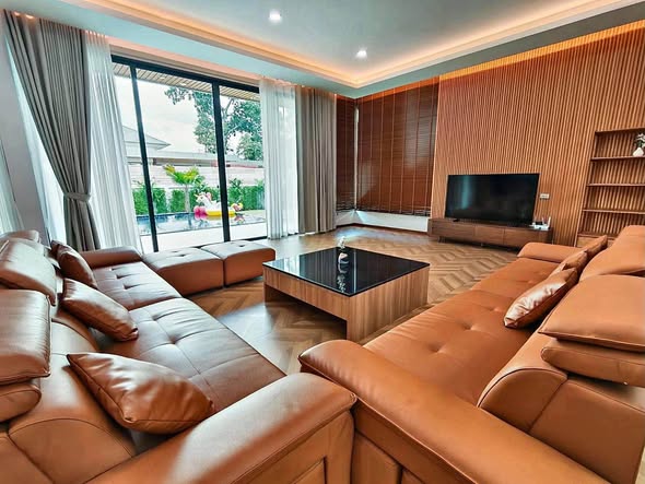 bedroom and living room of D-HOUSE