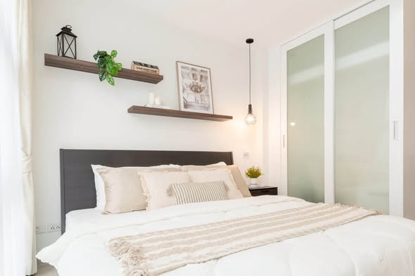 bedroom of D65 Condominium