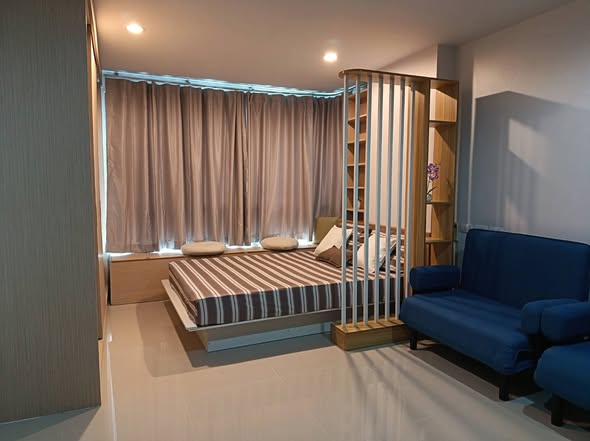 bedroom of double u condo ลาดพร้าว-วังหิน