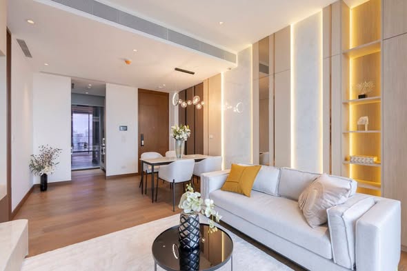 living room of Dusit Residences