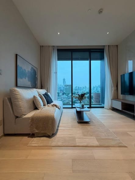 bedroom and living room of EI8HTEEN SEVEN