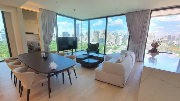 living room of EI8HTEEN SEVEN