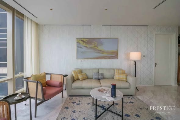 bedroom and living room of Four Seasons Private Residences