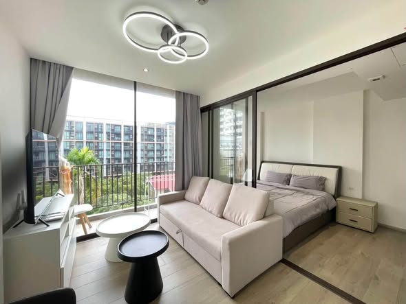 living room and bedroom of Fynn Asoke