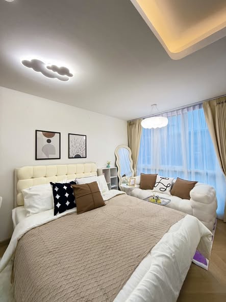 bedroom of Garden Asoke-Rama 9