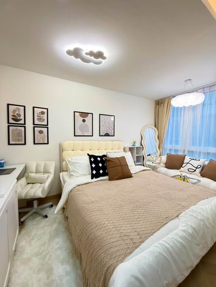 bedroom of Garden Asoke-Rama 9