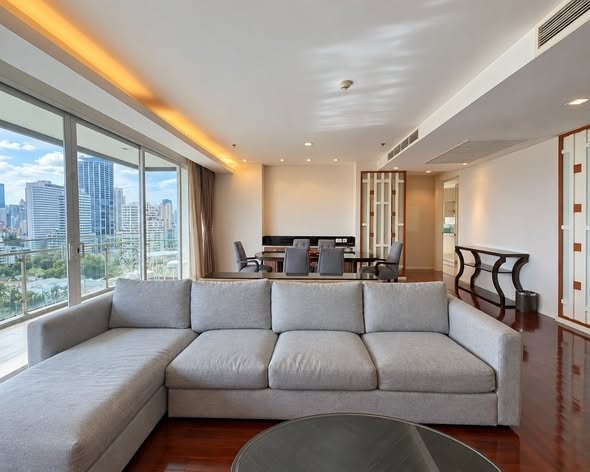bedroom and living room of GM Service Apartment
