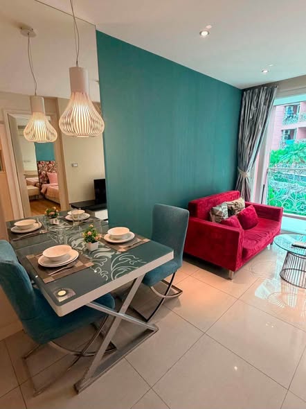 living room and room interior of Grande Caribbean Condo