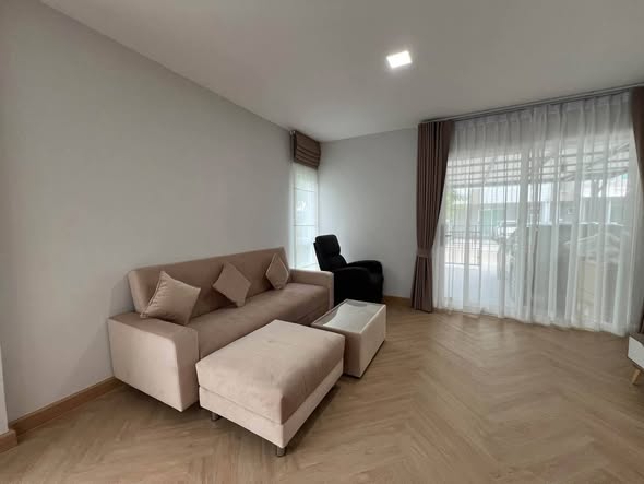 living room and bedroom of Grande Pleno Mega Bangna