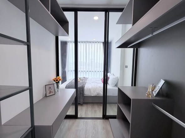 bedroom and room interior of Groove Ratchada-Ladprao (กรูฟ รัชดา-ลาดพร้าว)
