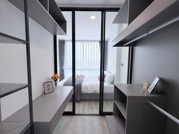 bedroom and room interior of Groove Ratchada-Ladprao (กรูฟ รัชดา-ลาดพร้าว)