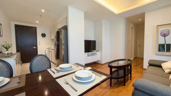 bedroom and living room of H Sukhumvit 43 Condominium