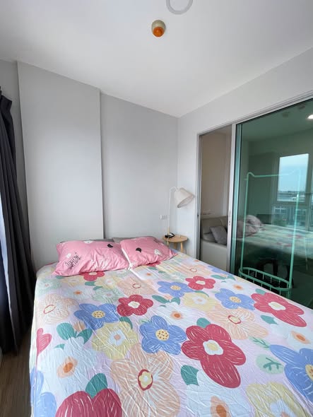 bedroom of Happy Condo Don Mueang The Terminal